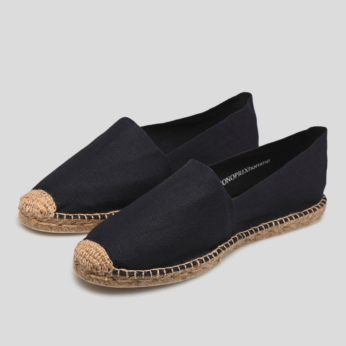 Espadrilles en toile marine, MONOPRIX