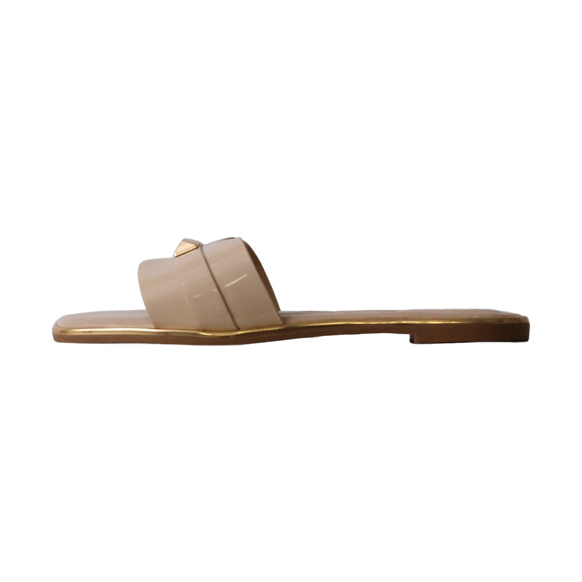 Mules Plate à Enfiler beige, ENZA NUCCI