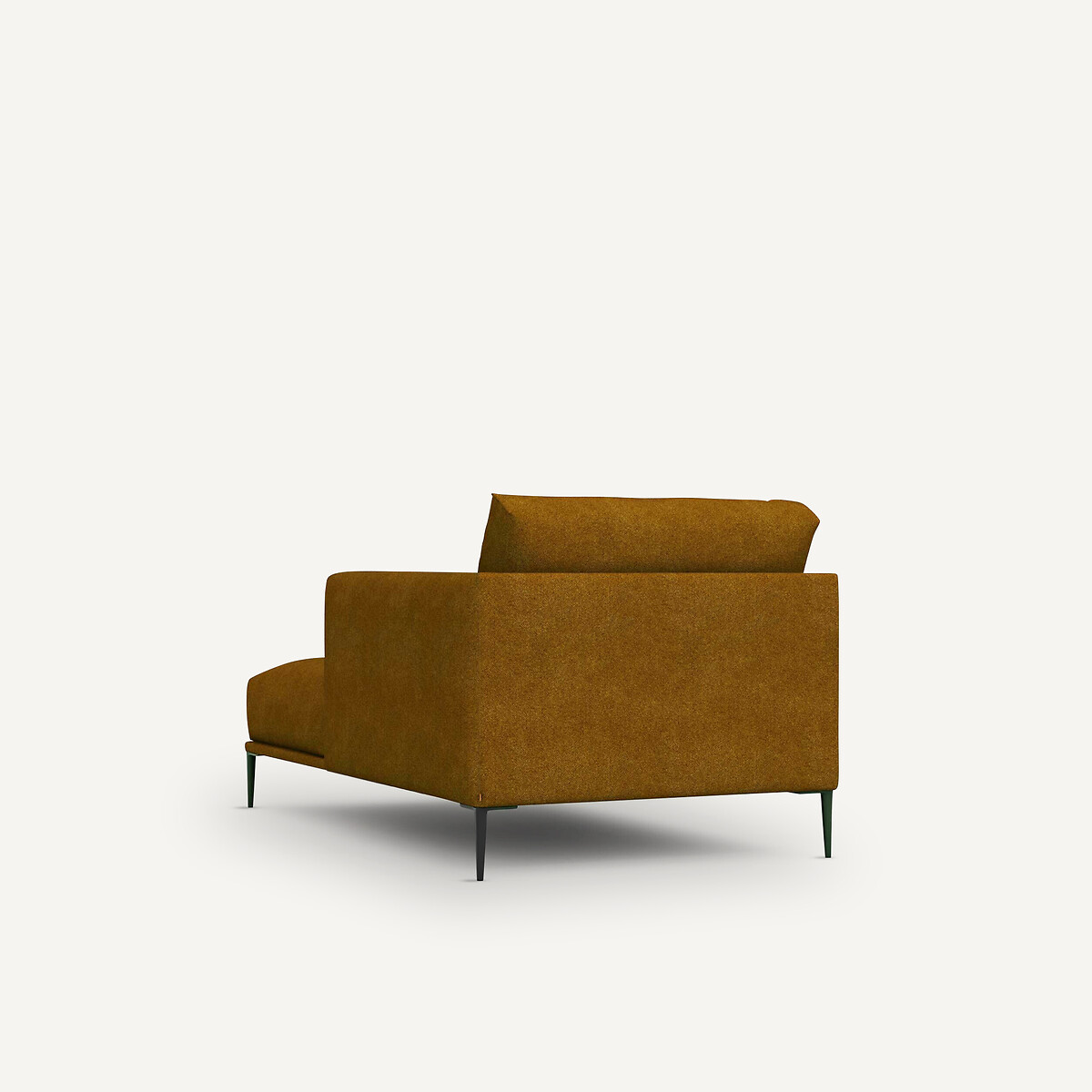 Oscar Marl Woven Chaise Longue, Designed by Emmanuel Gallina amber honey, AM.PM X EMMANUEL GALLINA