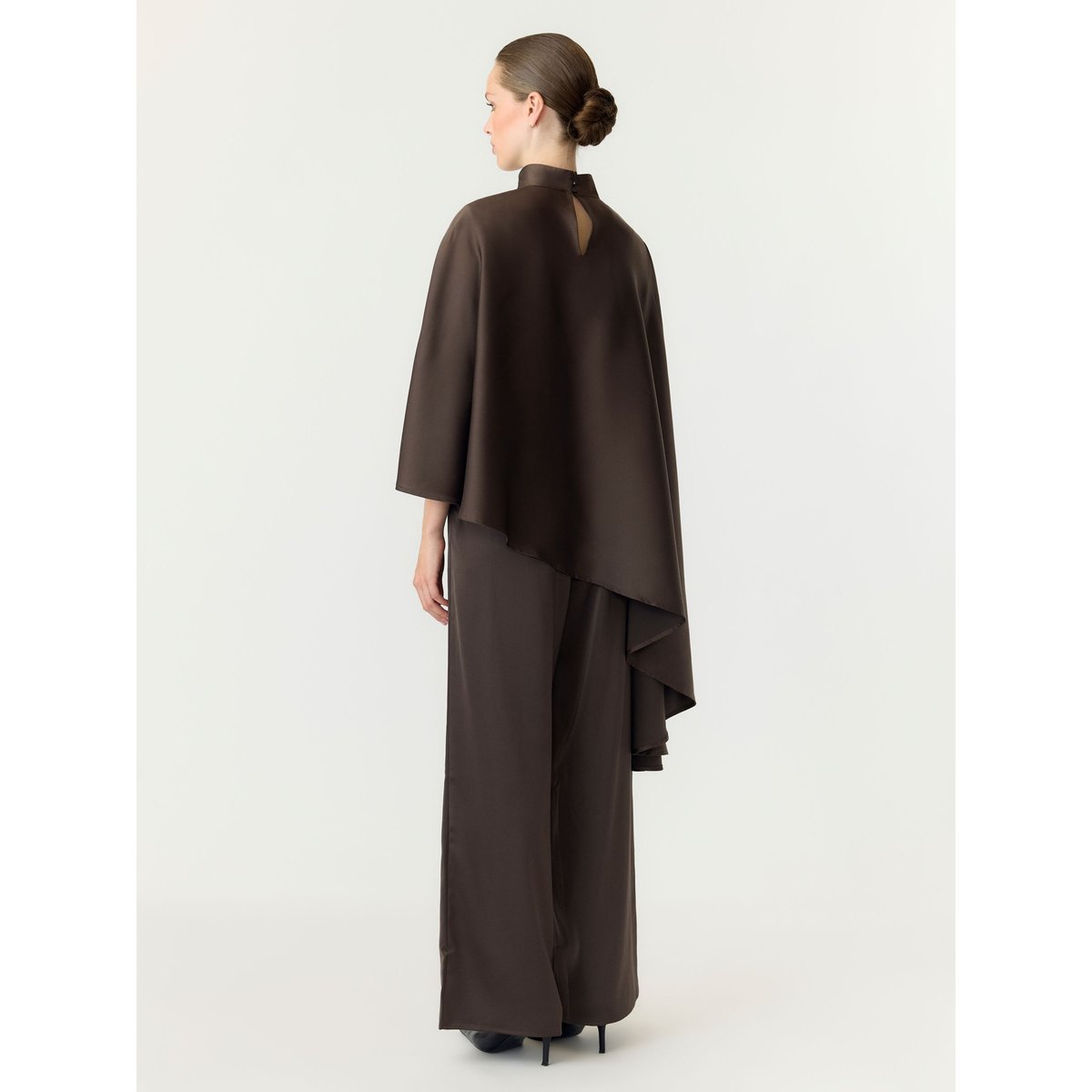 Top marron - chocolate brown1, YAS