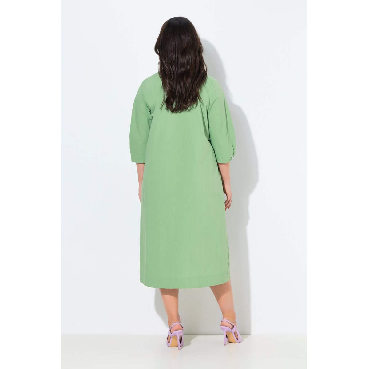 Robe Papertouch. Col montant petit pois, ULLA POPKEN