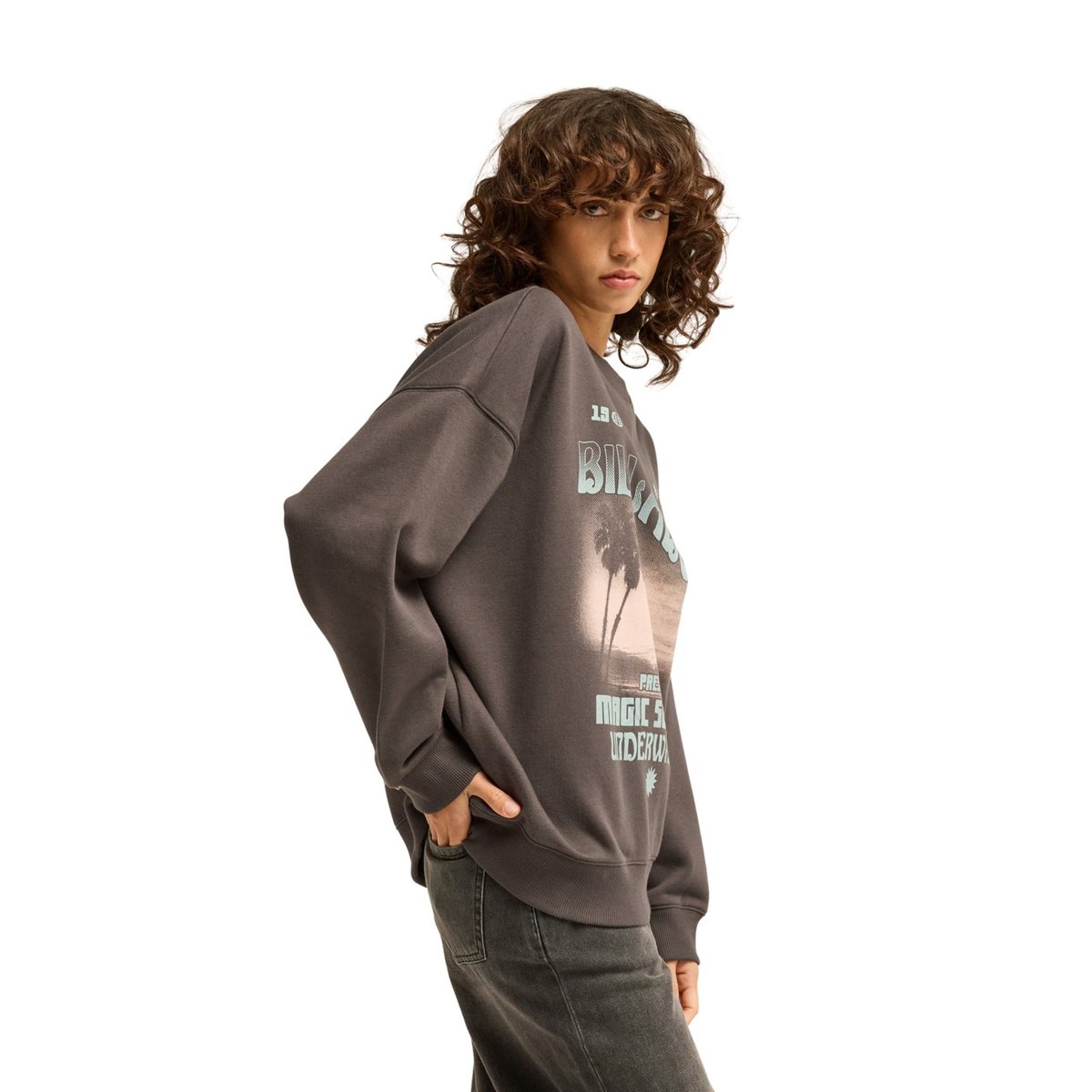 Sweat à capuche TAKE A TOUR noir off black, BILLABONG