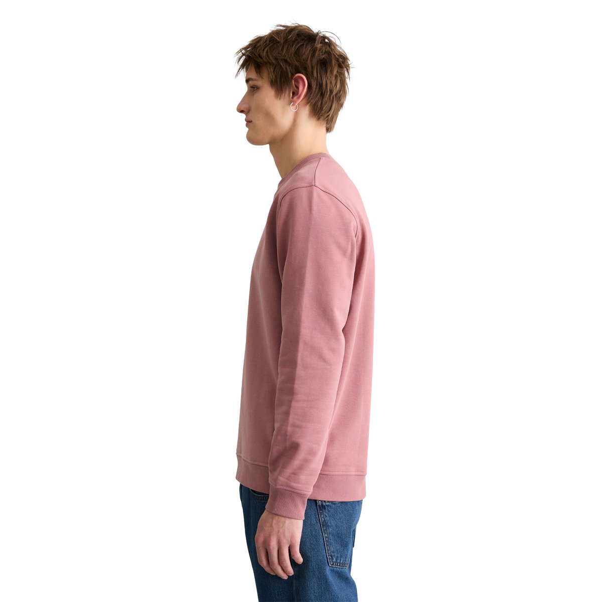 Sweat-shirt DfC régulier en sweat doux en coton bio violet, MARC O’POLO DENIM