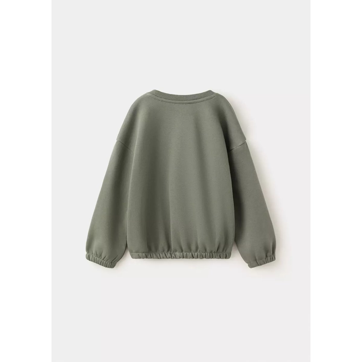 Sweat-shirt coton imprimé vert forêt, MANGO BABY