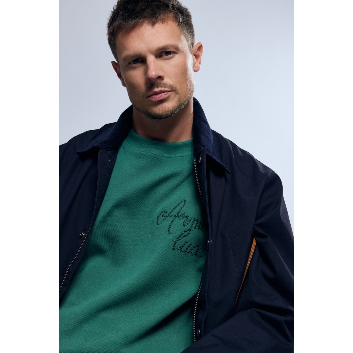 Veste déperlante Héritage en coton HERITAGE rich navy, ARMOR-LUX