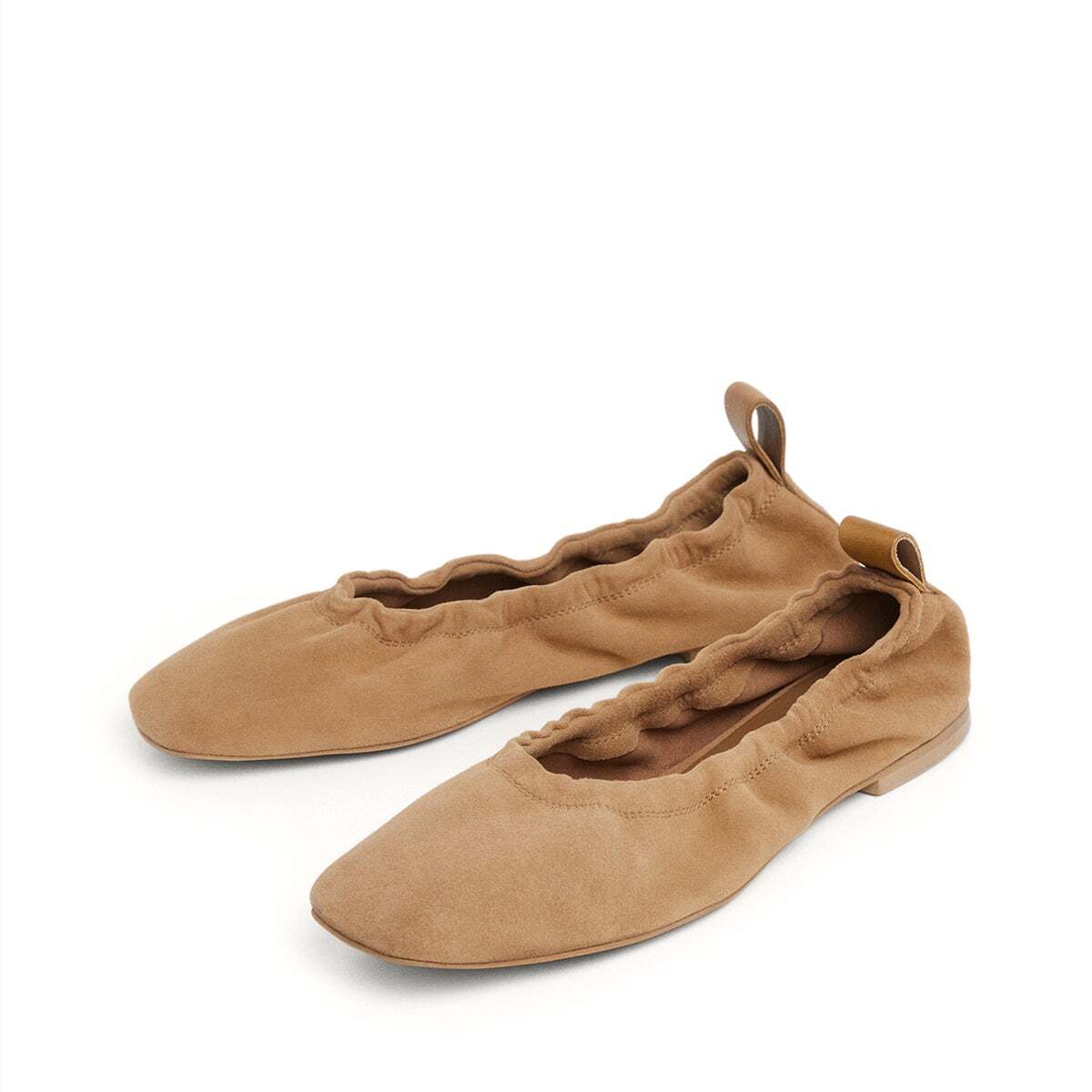 Ballerines En Cuir beige caramel, PEPE JEANS