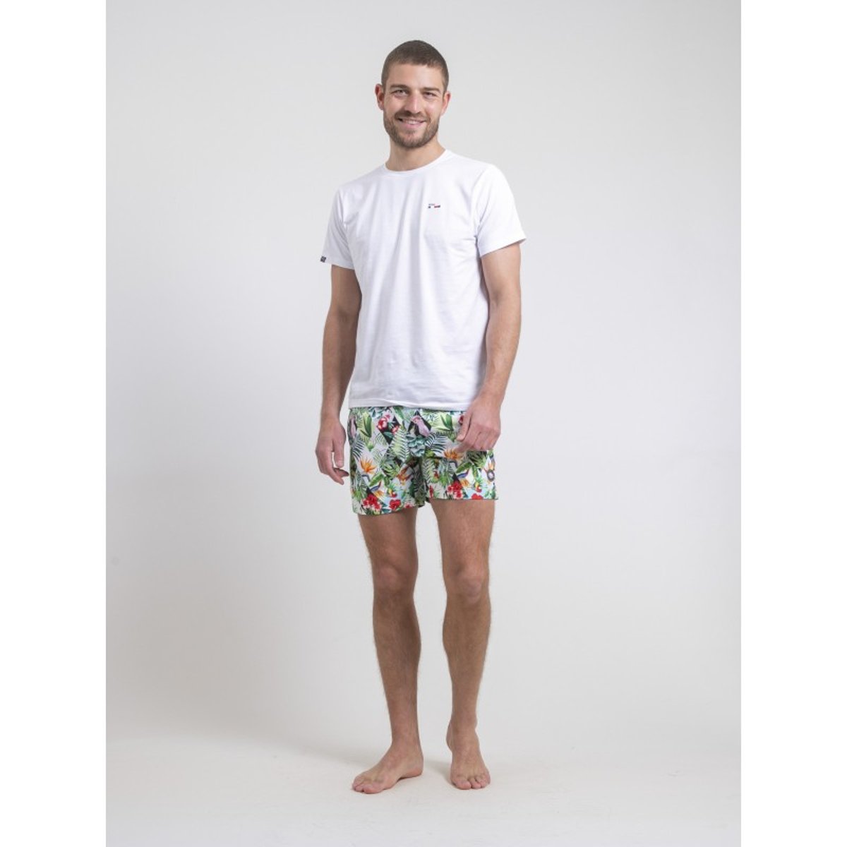 Short De Bain Motifs Gallix blanc, RITCHIE