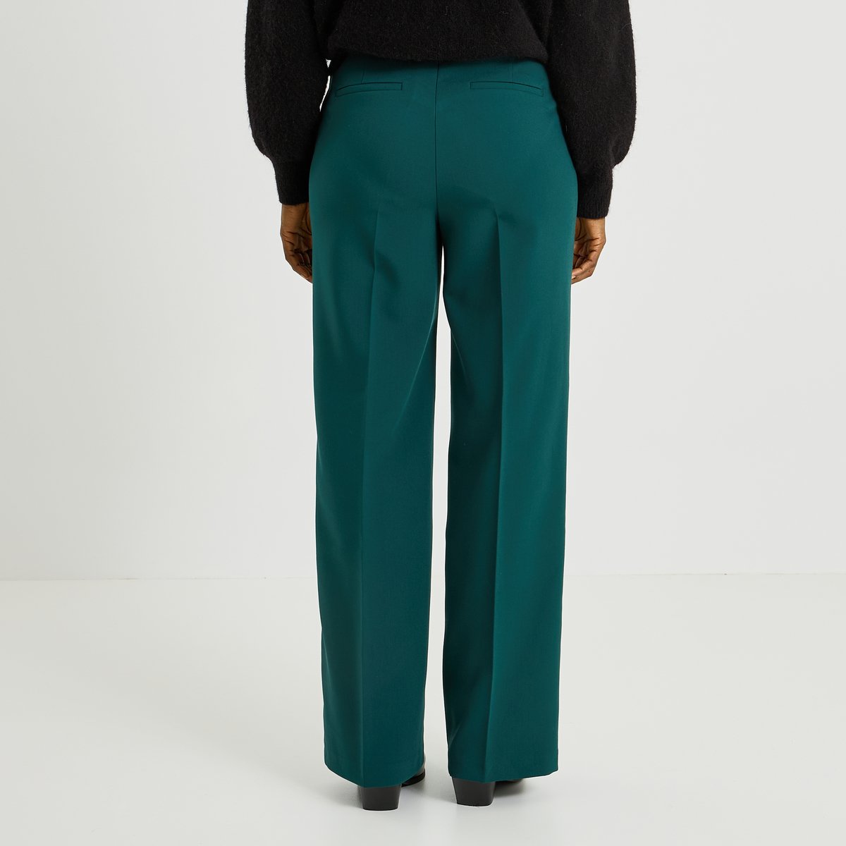 Pantalon large vert, GRAIN DE MALICE