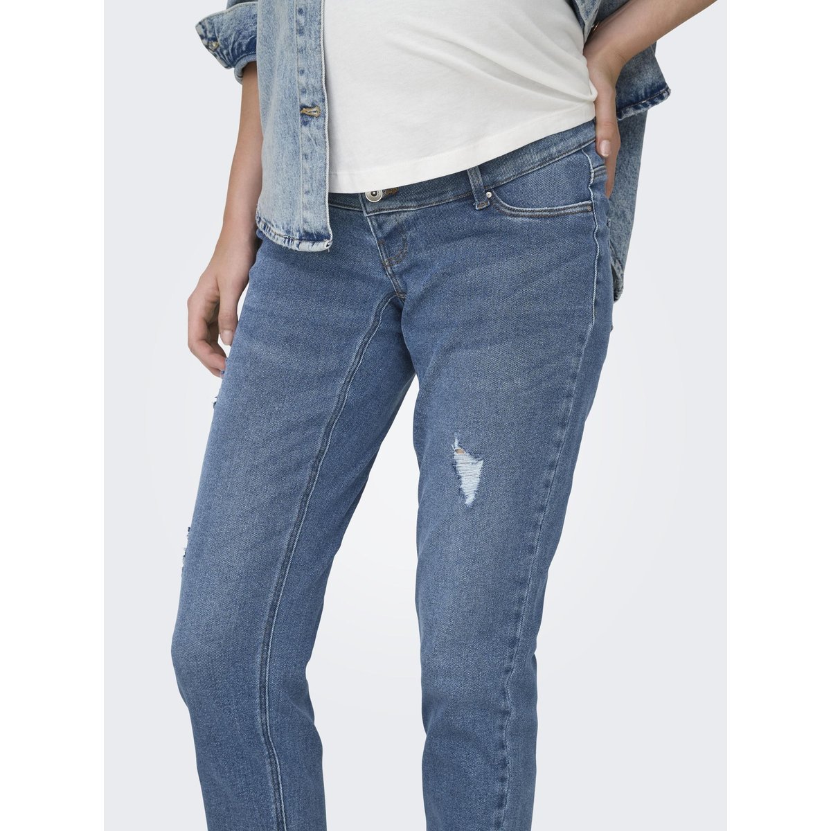 Jean Mom light blue denim, ONLY
