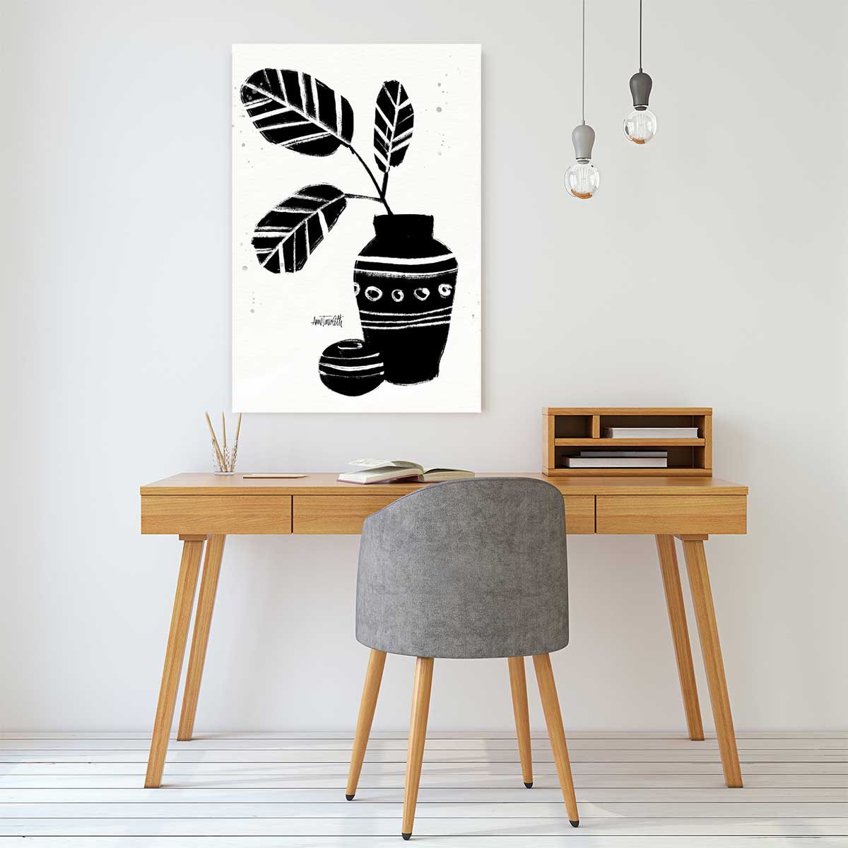 Tableau Botanique azteque tableau alu dibond, HEXOA