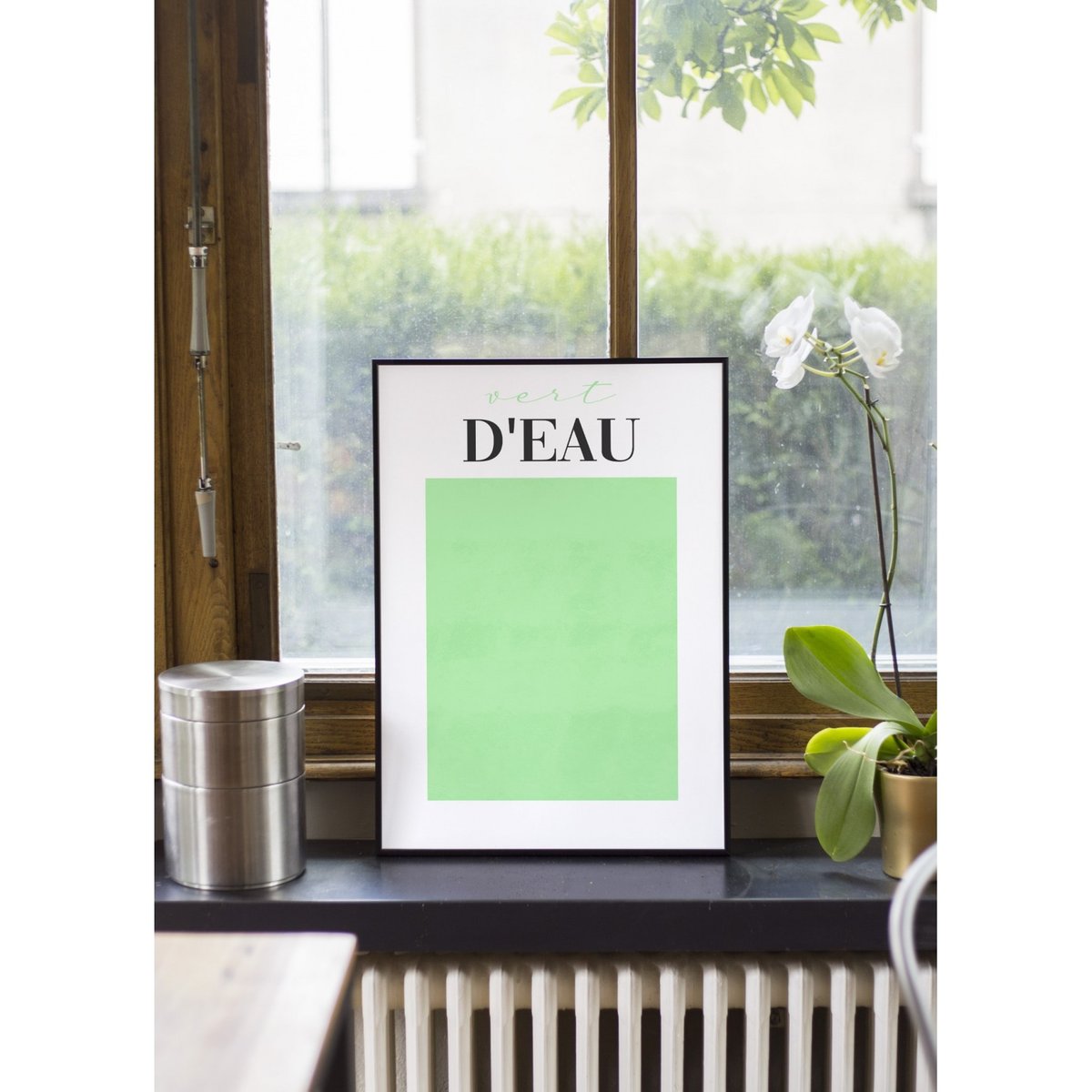 Affiche Vert d'Eau blanc, L'AFFICHERIE