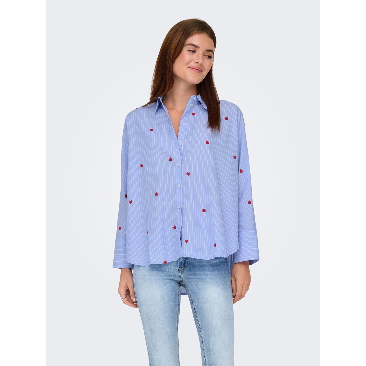 Chemise moonlight blue 1, ONLY