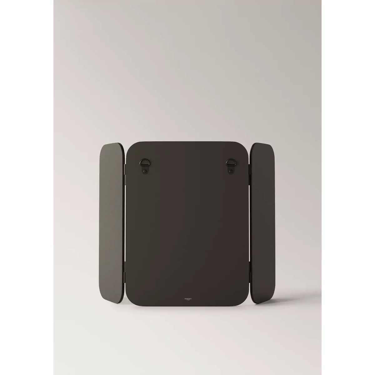 Miroir triptyque en verre noir, MANGO HOME