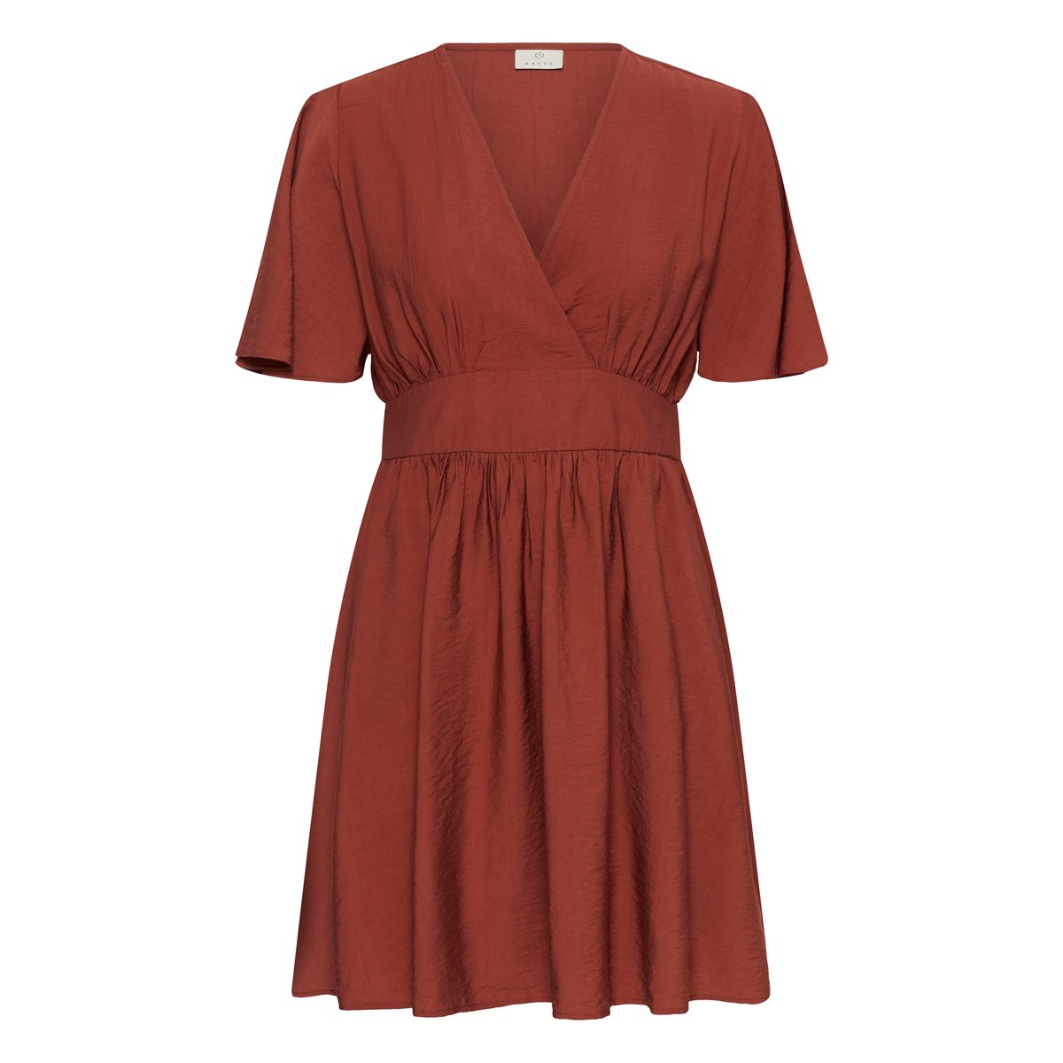 Robe marron henna, KAFFE