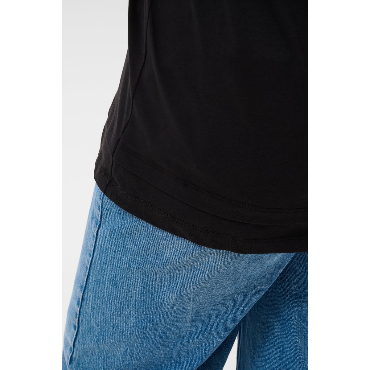 T-shirt à manches courtes noir black deep, KAFFE CURVE