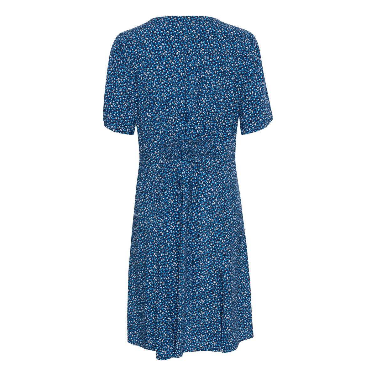 Dress bleu animalier animal skin blue, CREAM