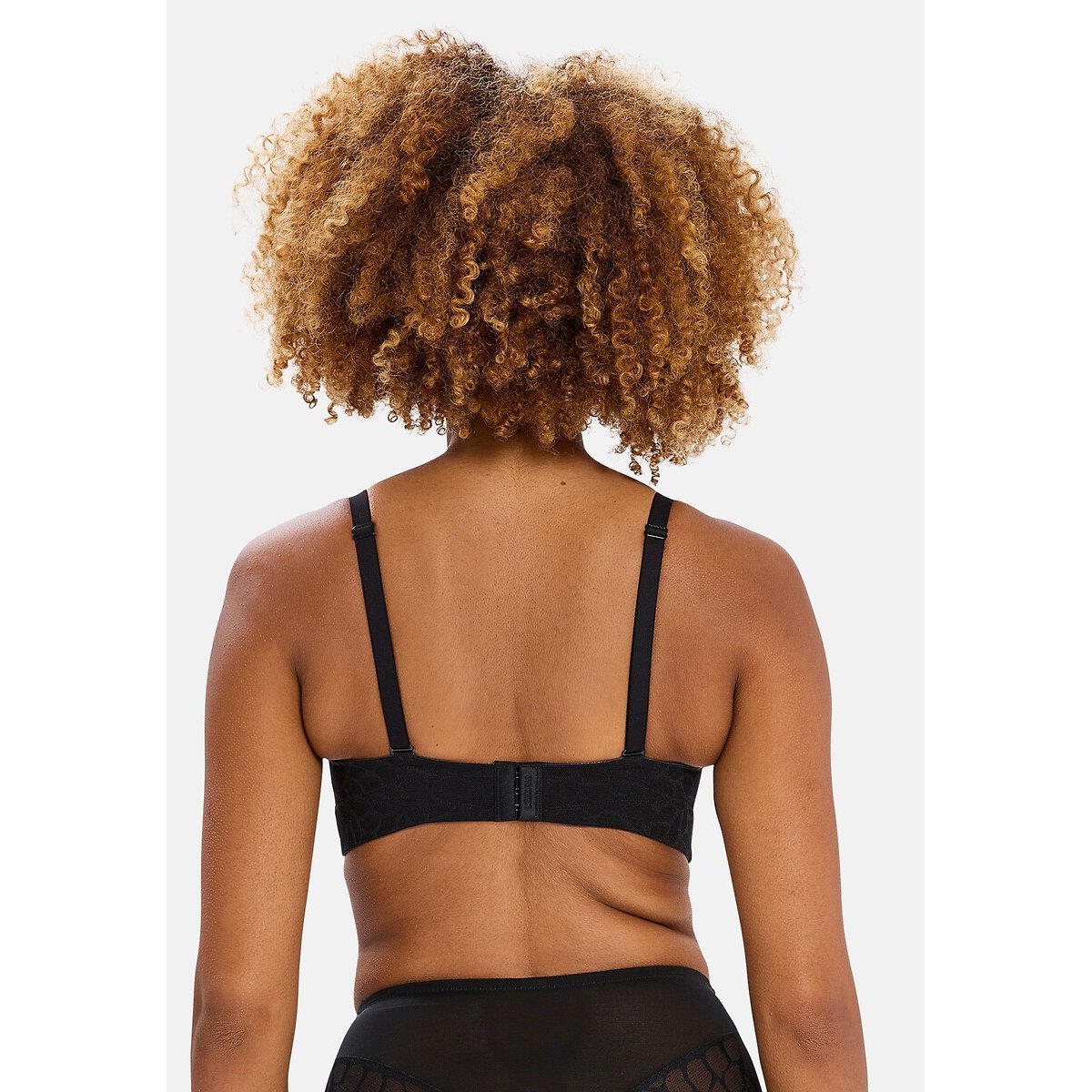 Soutien-gorge bandeau PERFECT CURVES noir, SANS COMPLEXE