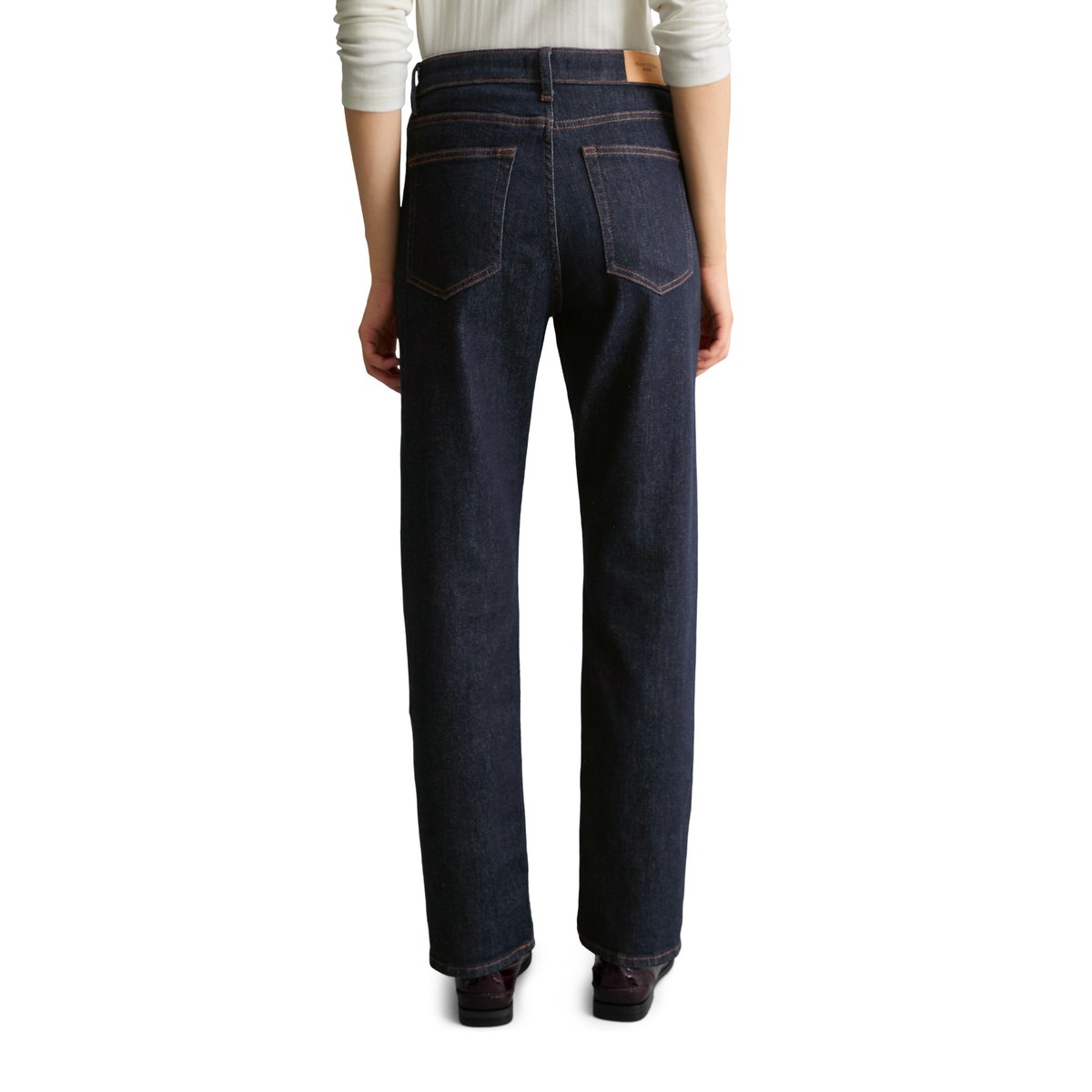 Jeans modèle Olina, coupe droite en coton stretch de haute qualité bleu, MARC O’POLO DENIM