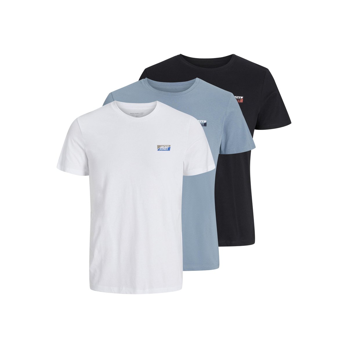 T-Shirt noire - black, JACK & JONES