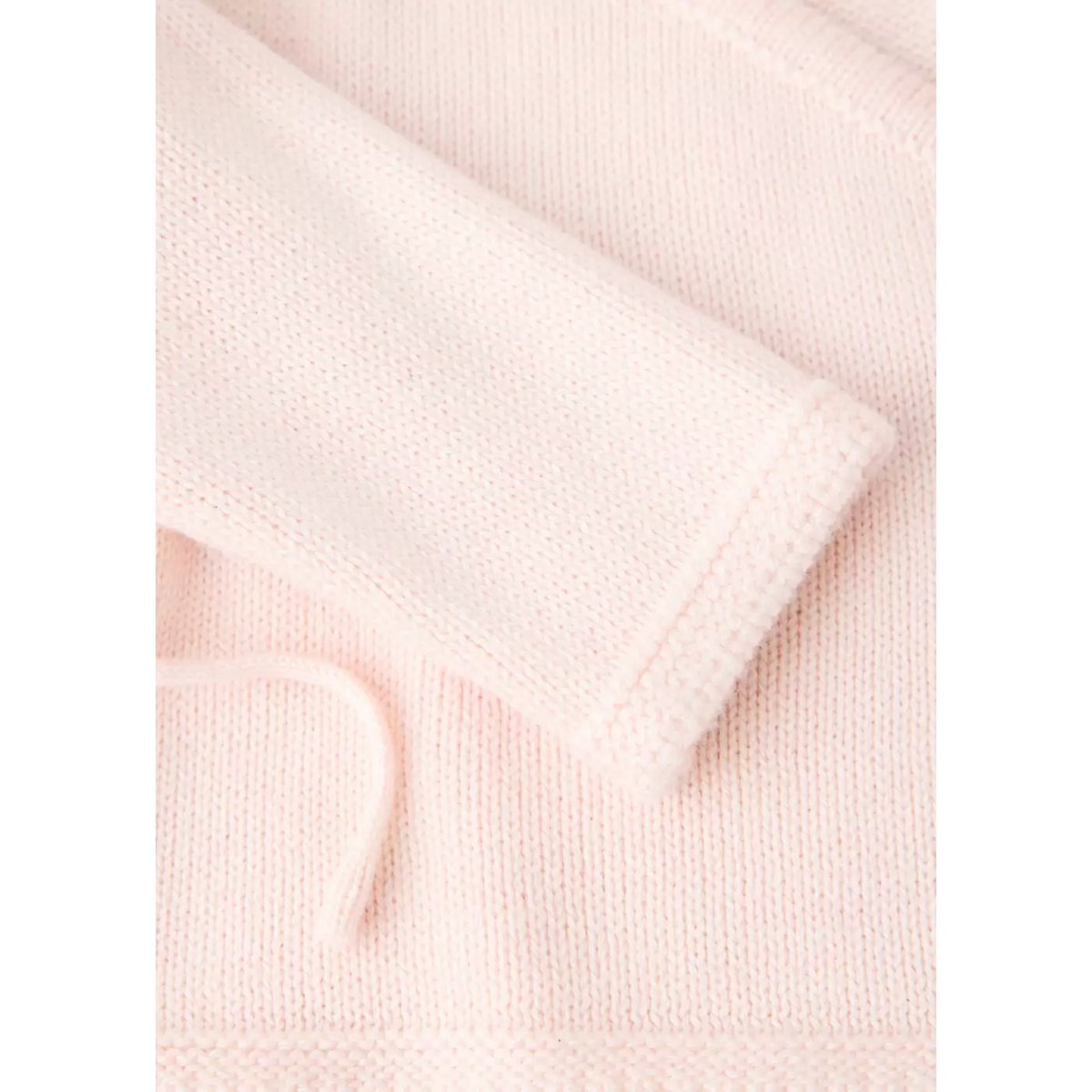 Cardigan en maille croisé rose clair, MANGO BABY