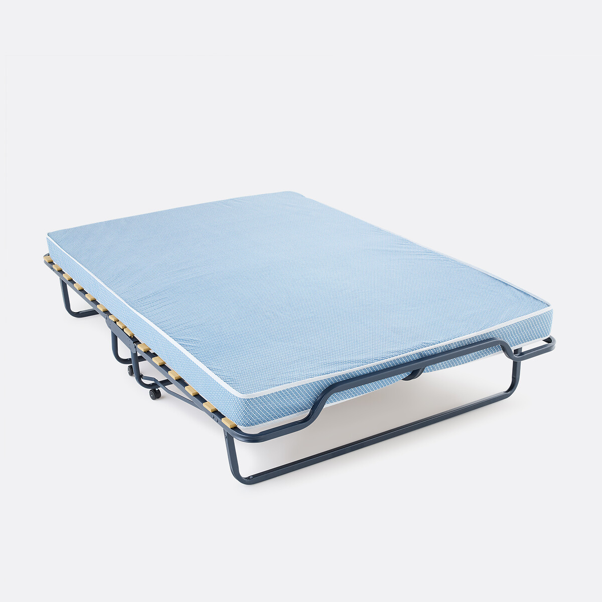 Lit pliant + sommier lattes + matelas équilibré bleu, LA REDOUTE INTERIEURS
