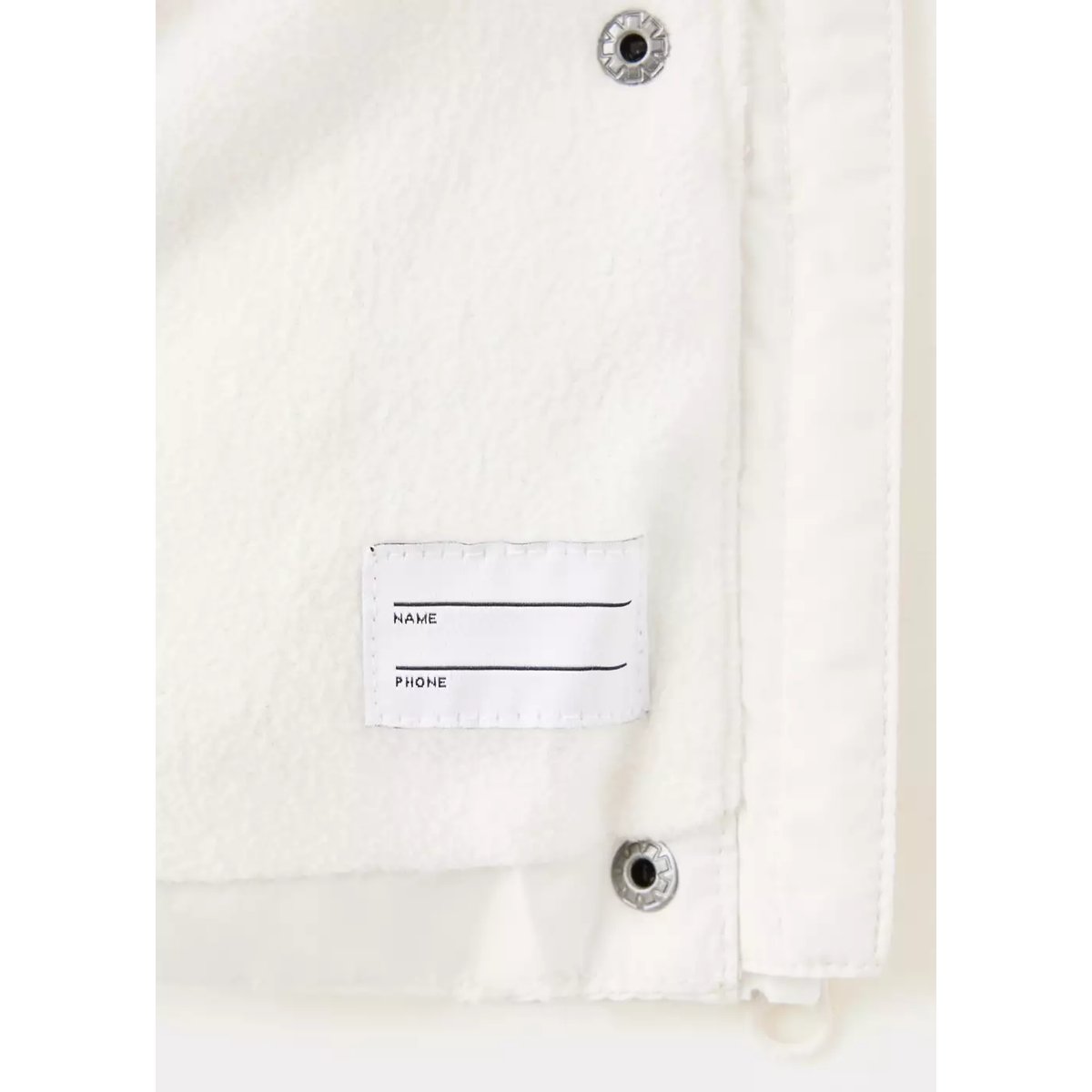 Anorak matelassé à capuche blanc cassé, MANGO BABY