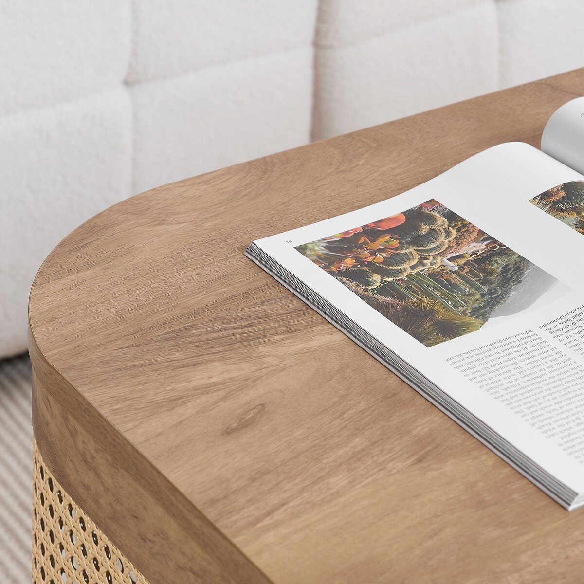 Naya Rattan Coffee Table natural oak, SO'HOME
