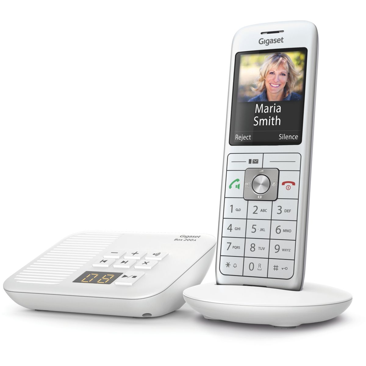 Téléphone sans fil CL660A BLANC blanc, GIGASET