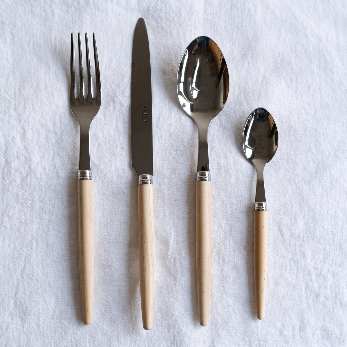 Petite cuillère, Jonc bois clair, SABRE