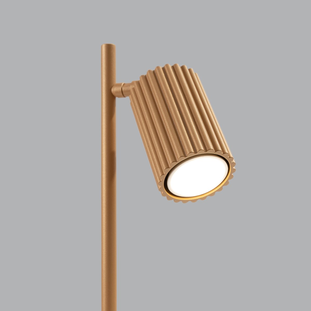 Lampe à poser Aluminium Doré GU10 1 Karbon jaune, EDEN