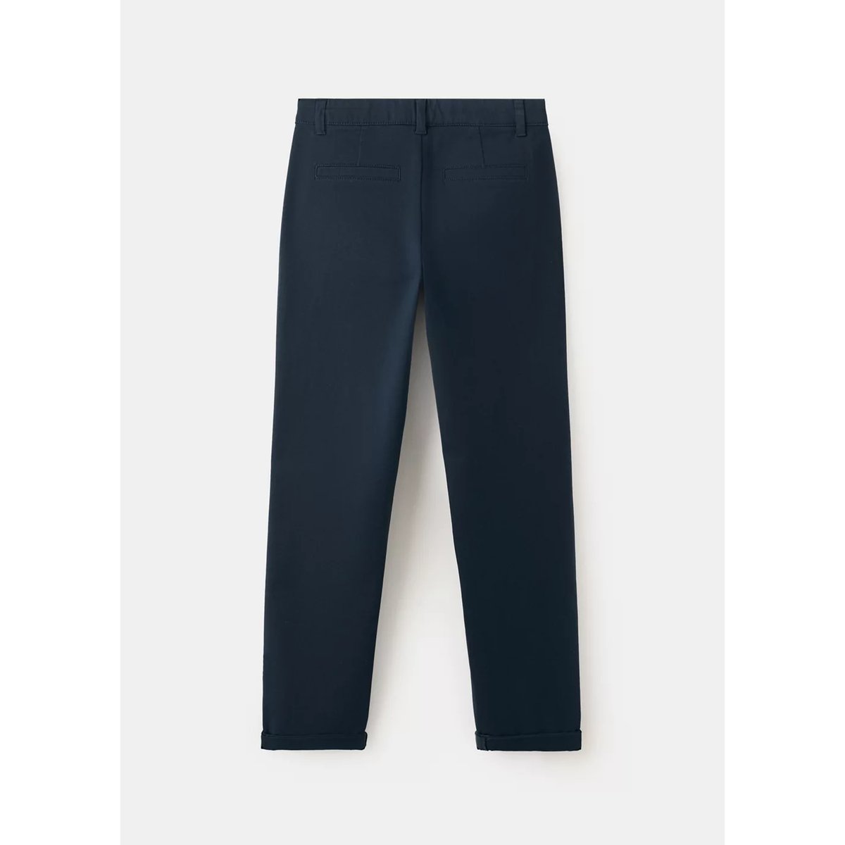 Pantalon chino avec ourlet bleu marine, MANGO KIDS