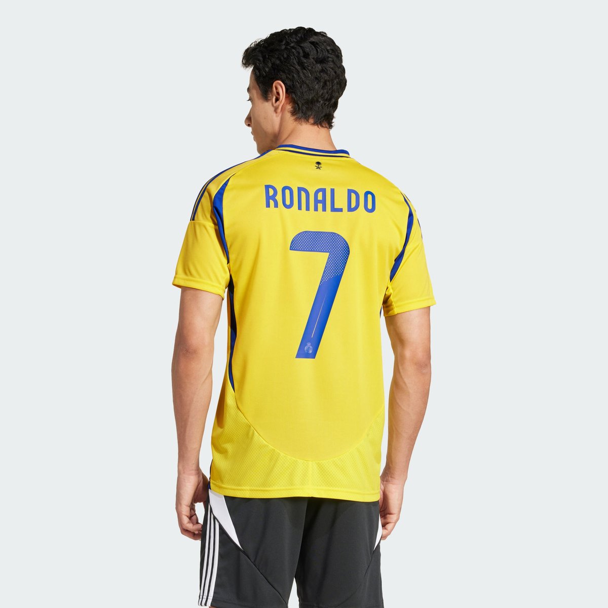 Maillot Domicile Al Nassr Fc 24/25 Ronaldo Maillot Domicile Al Nassr Fc 24/25 Ronaldo impact yellow / royal blue, adidas Performance