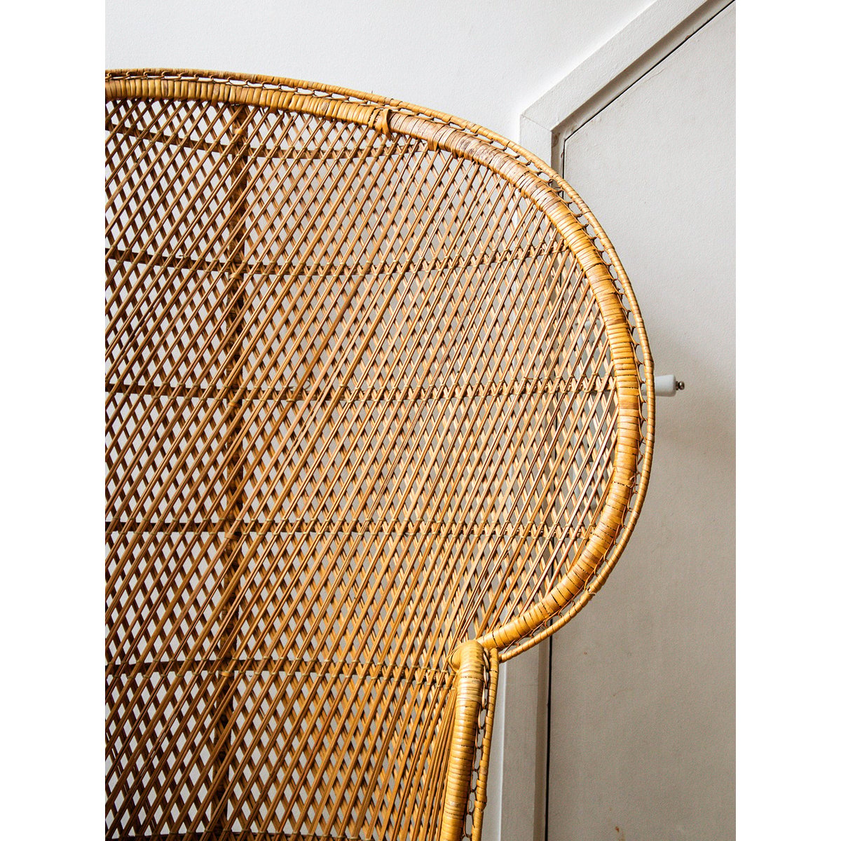 Fauteuil en rotin Ernest N°43 - Bon état bois, DEBONGOUT