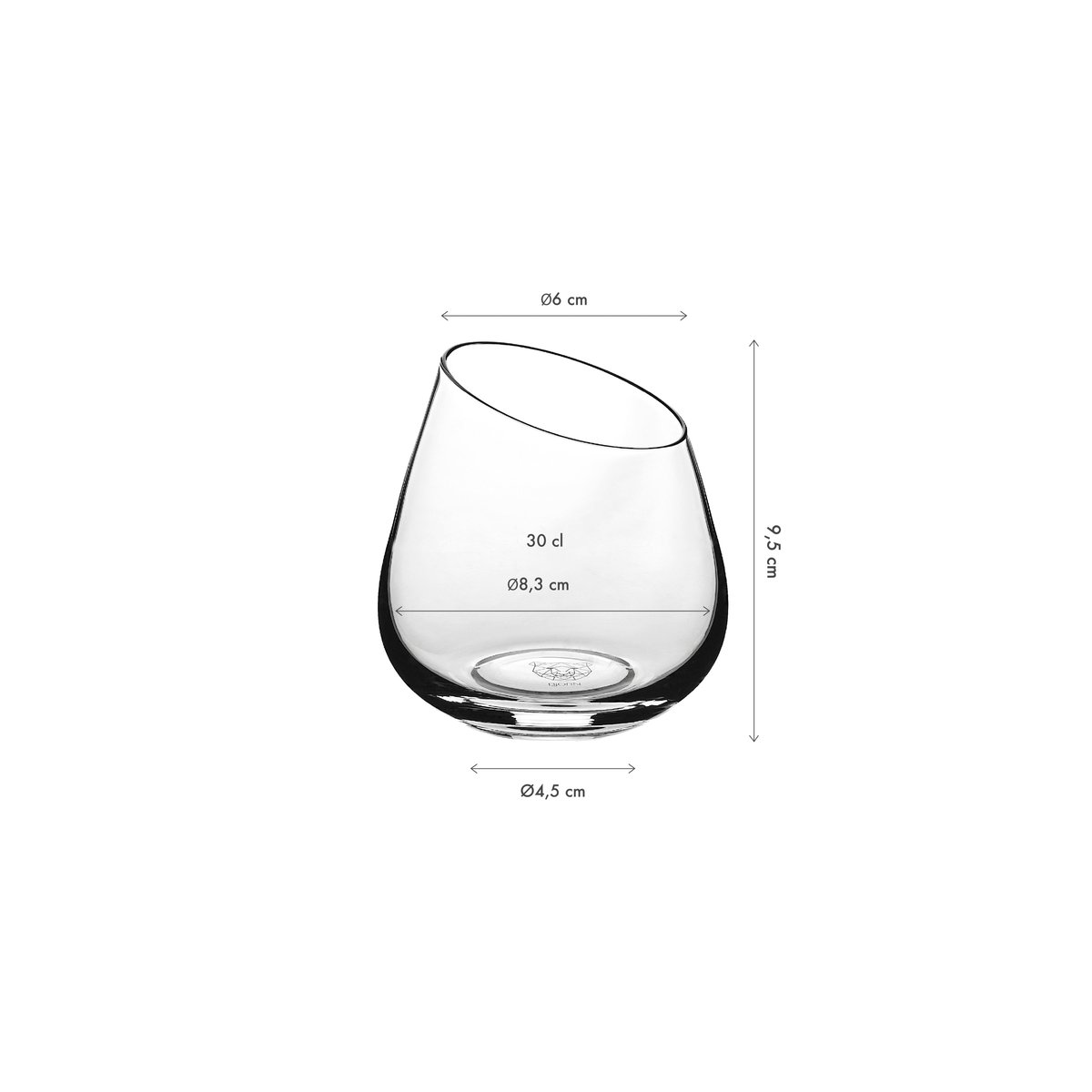 Gobelet 30cl SVÄVA - 6 pièces transparent, BJORN