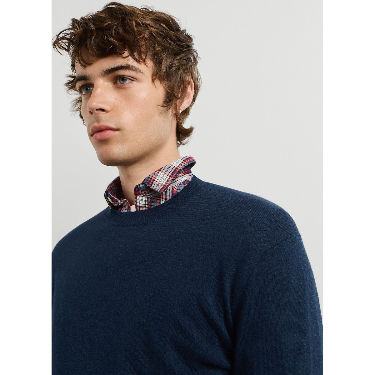 Sweat col rond bleu marine, PEPE JEANS