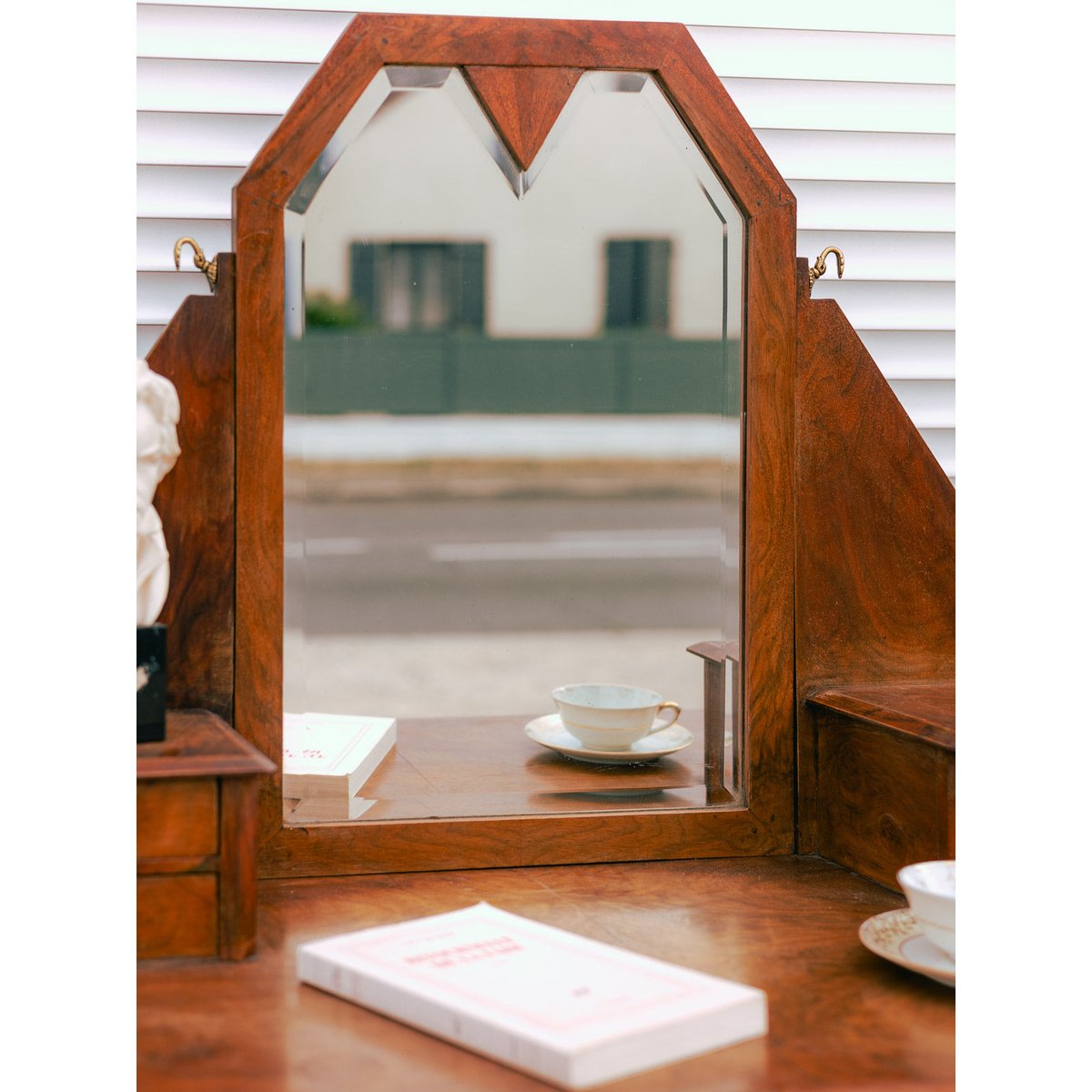 Coiffeuse style Art Déco Louise N°336 - Bon état marron, DEBONGOUT
