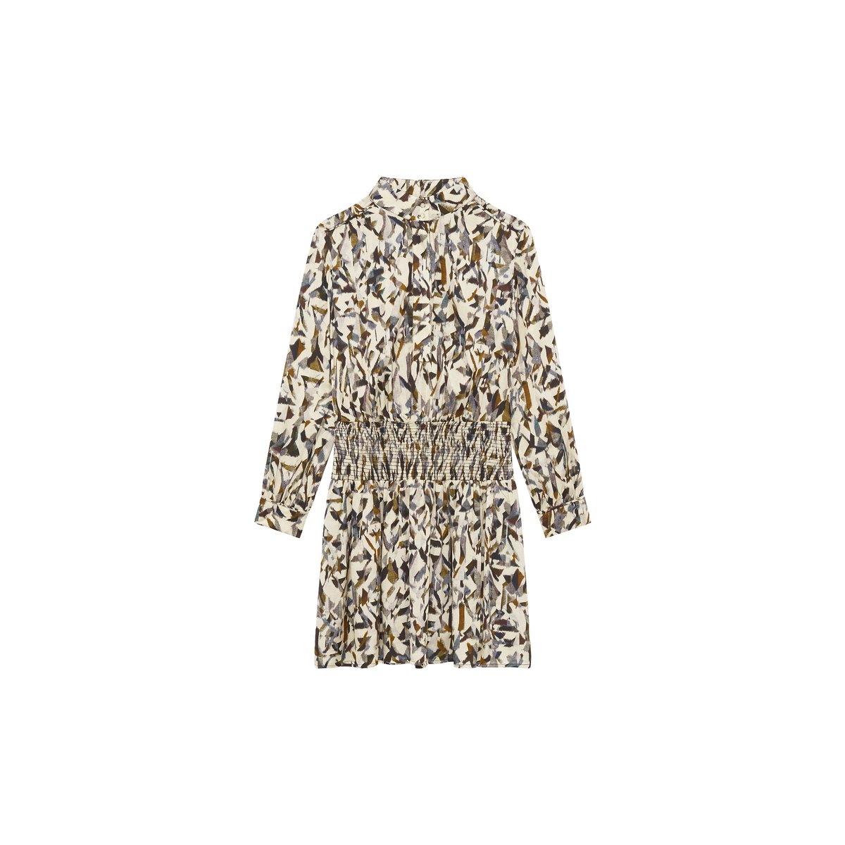 Robe courte élégante SISSI ecru, CAROLL
