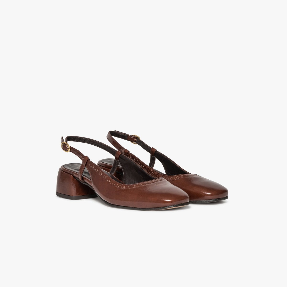 Escarpin en cuir JANE cognac, BOCAGE