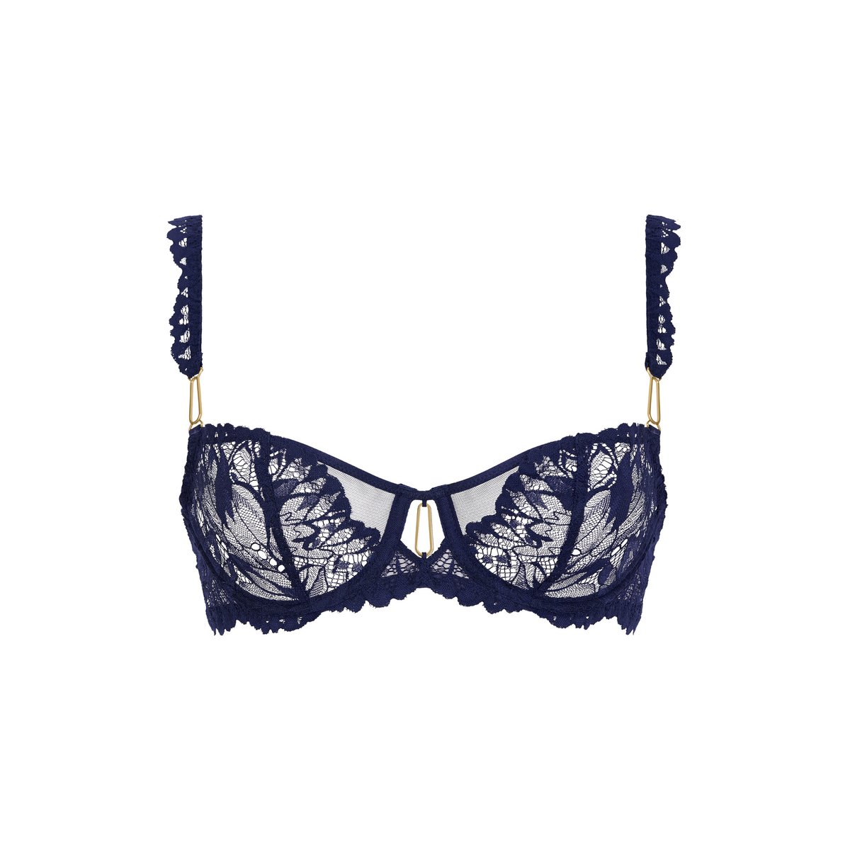 Soutien-gorge Corbeille avec armatures Flowermania bleu, AUBADE