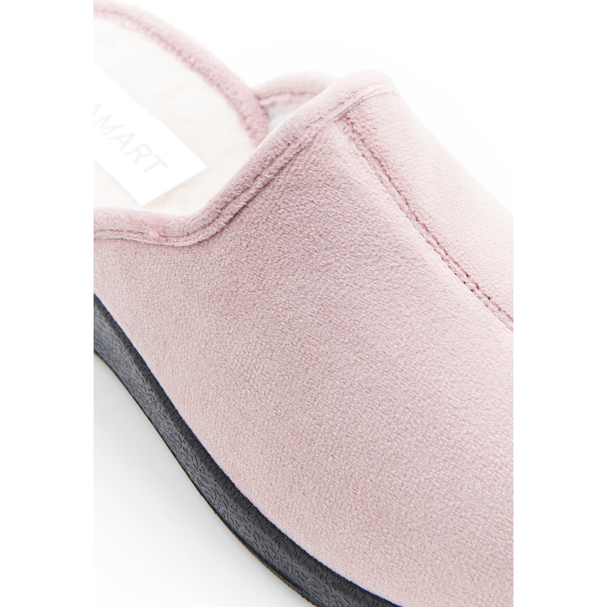 Mules compensées Thermolactyl en velours marron taupe, DAMART