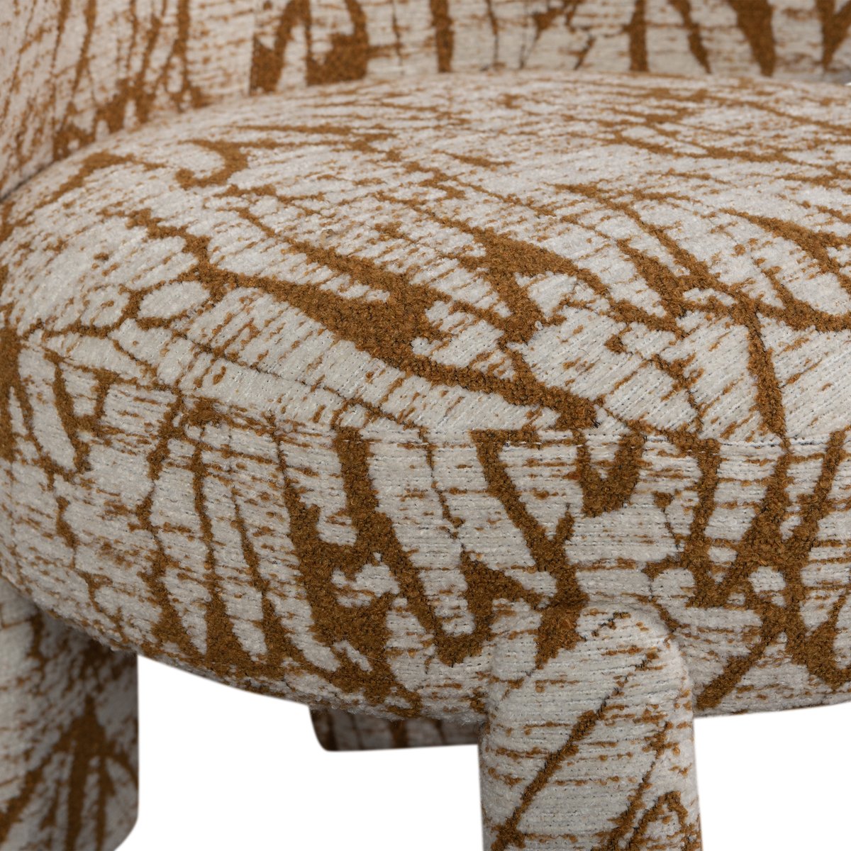 Fauteuil en polyester UPKE beige, WOOOD