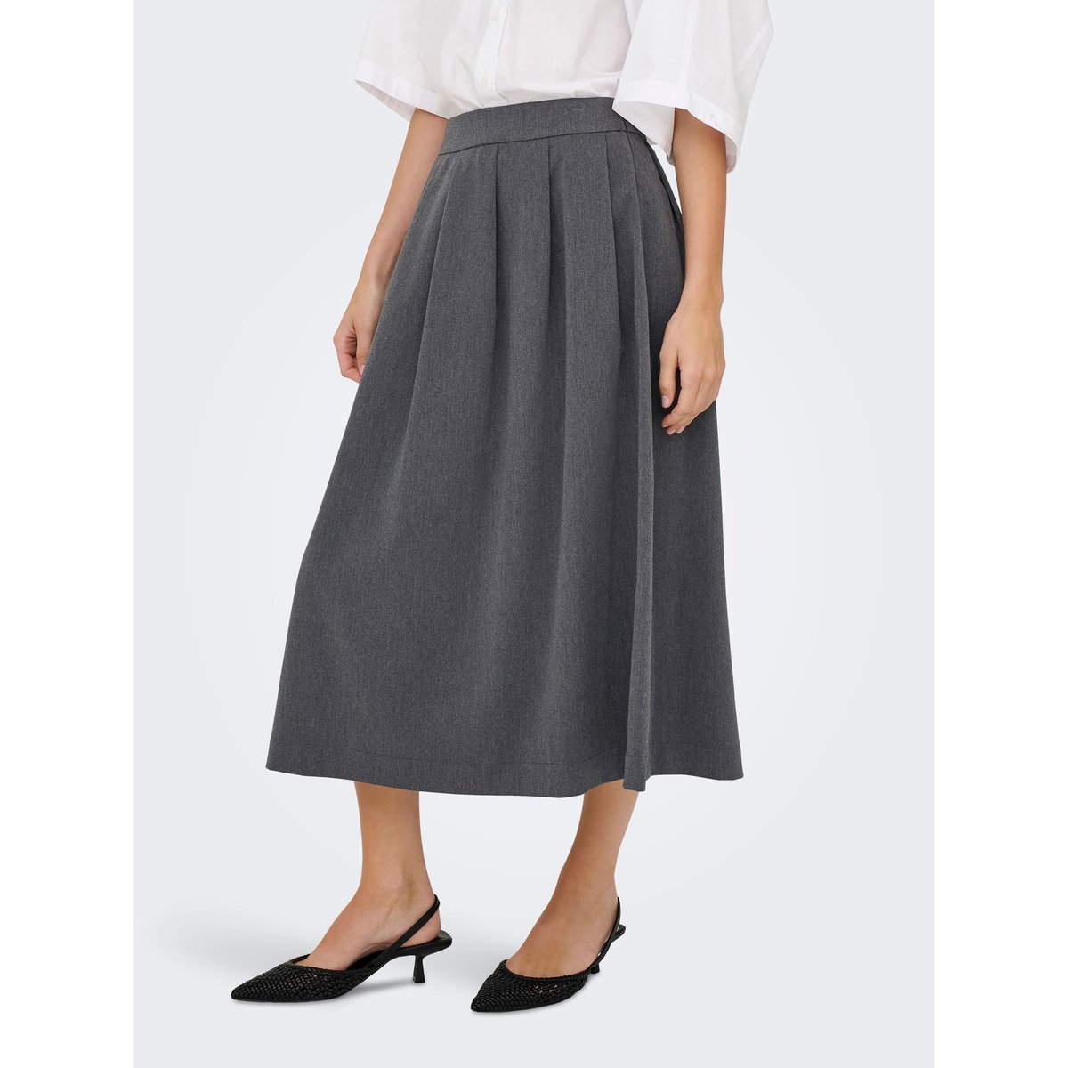 Jupe dark grey melange, JDY