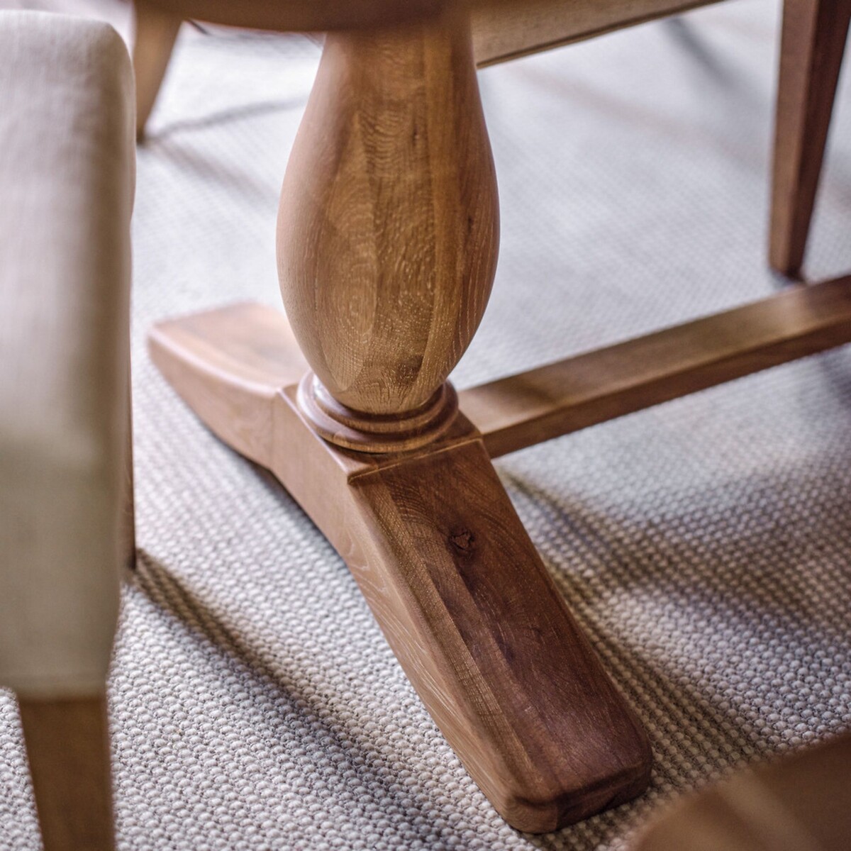Cannes Oak Dining Table (Seats 6) natural oak, WILLIS & GAMBIER