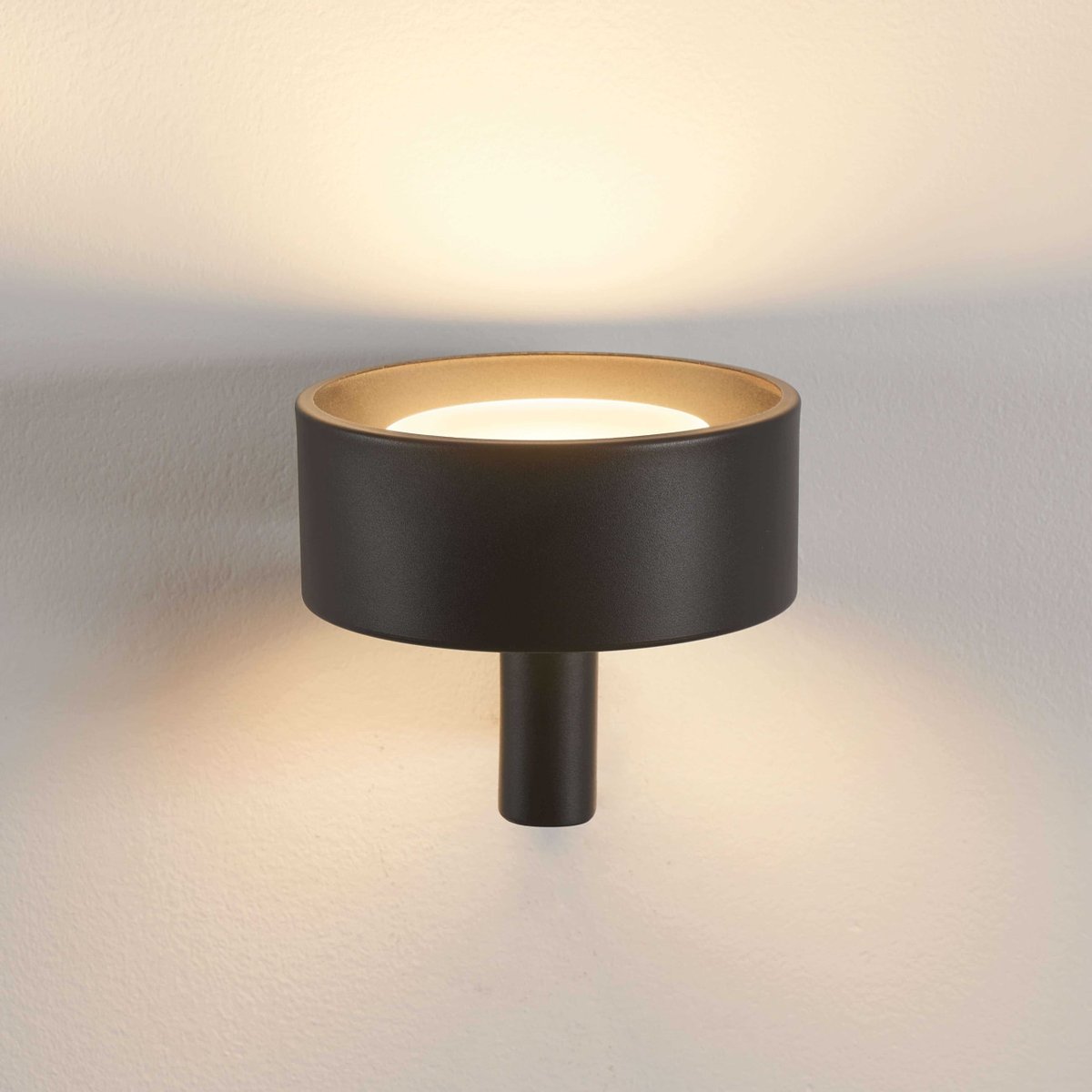 Applique disque LED graphique - PRINS noir, KOSILUM