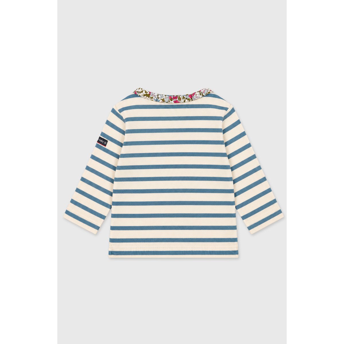 Marinière Liberty Baby - coton épais nature/ bluefin, ARMOR-LUX