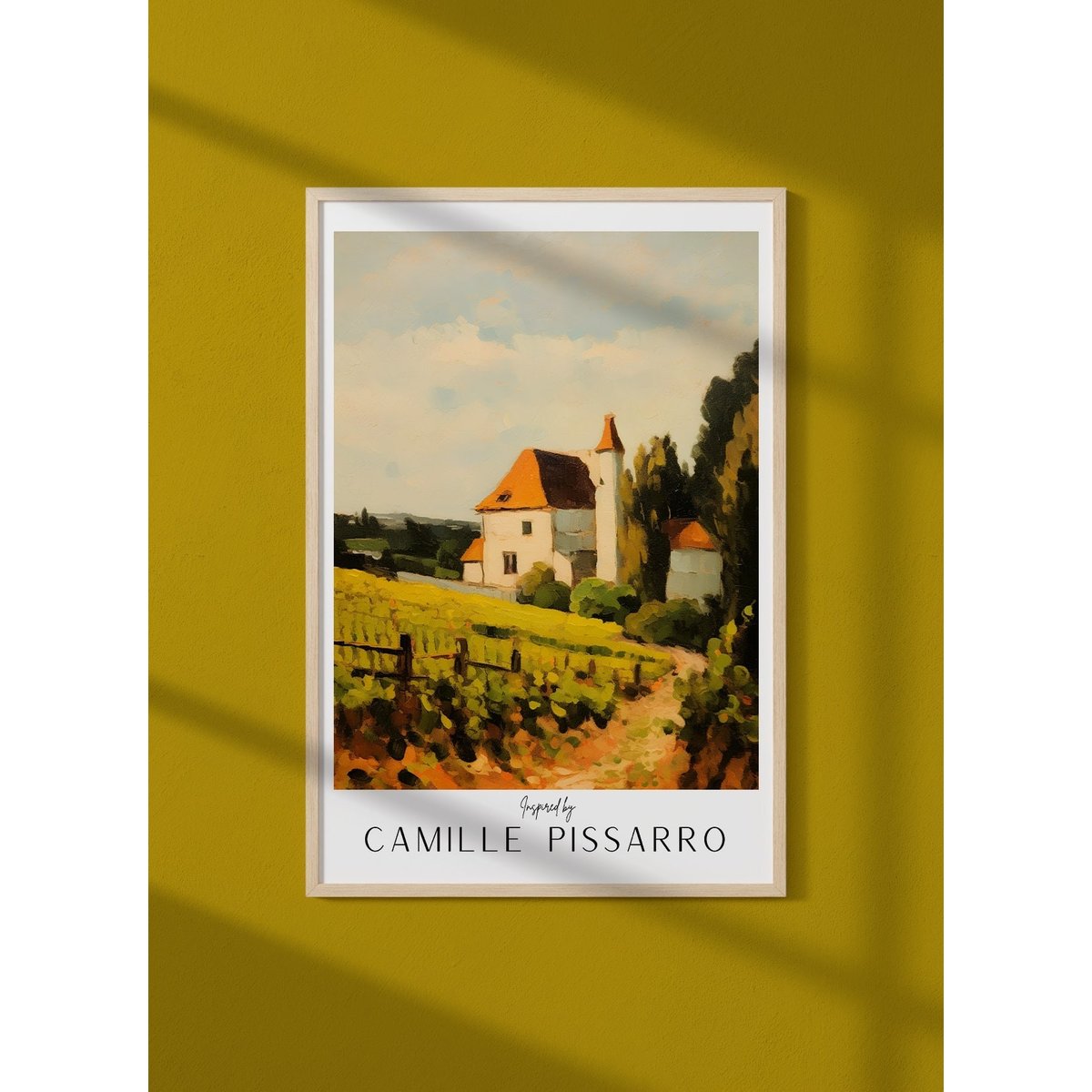 Affiche Camille Pissarro n°2 blanc, L'AFFICHERIE