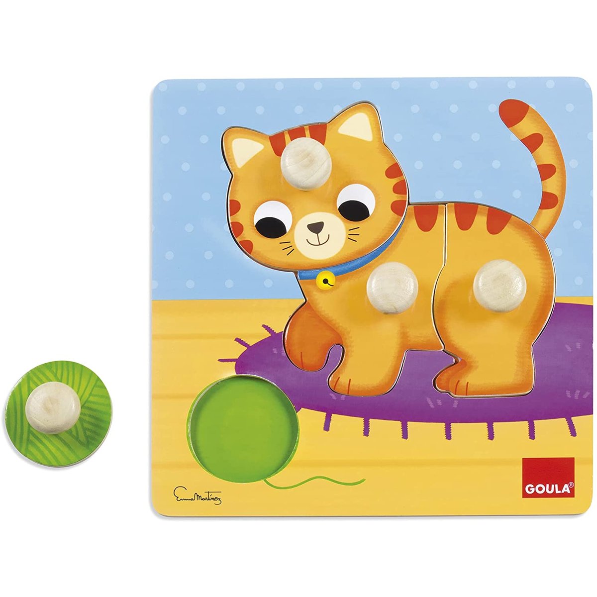 Puzzle Chat orange, GOULA