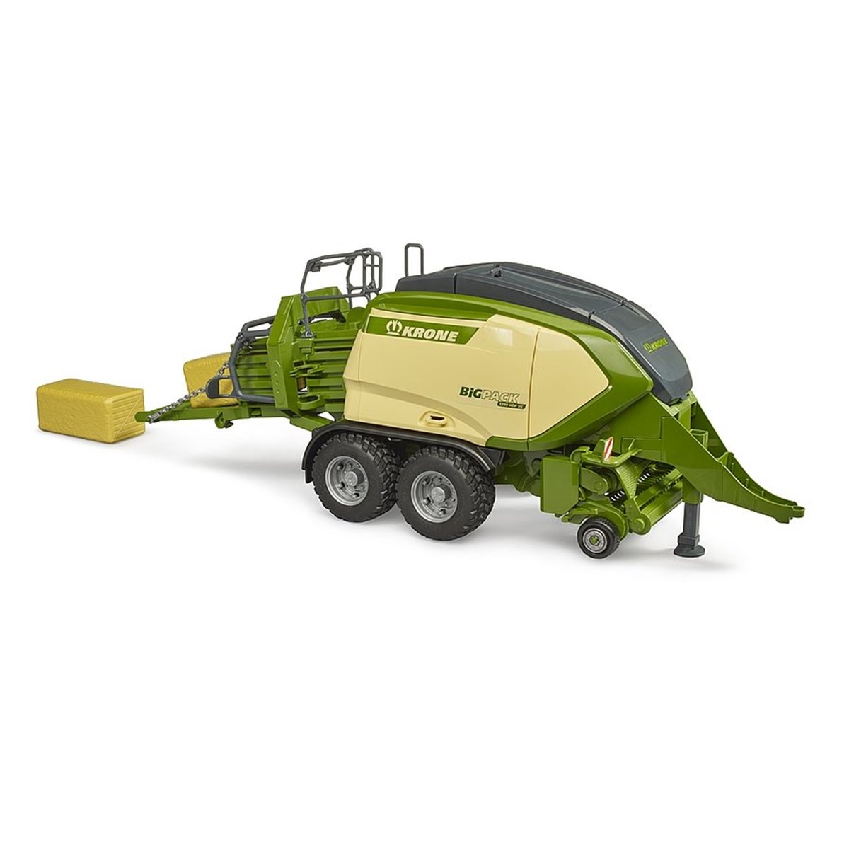 Presse Krone BiG Pack 1290 HDP VC avec 2 bottes de paille rectangulaire v002239, BRUDER
