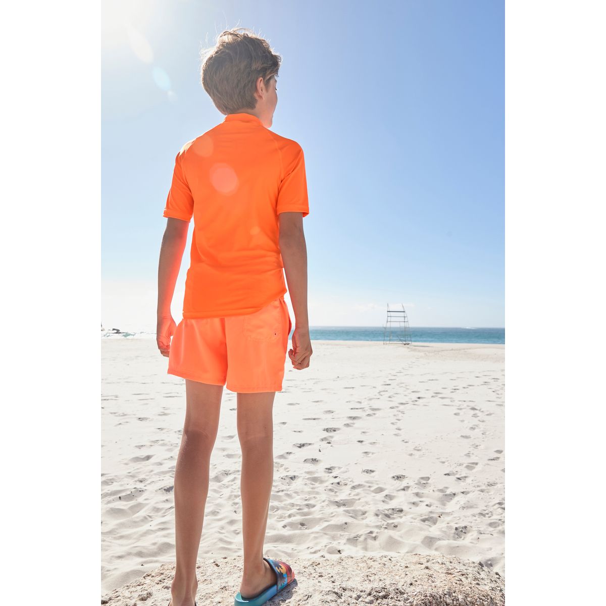T-shirt anti-UV orange, NEXT