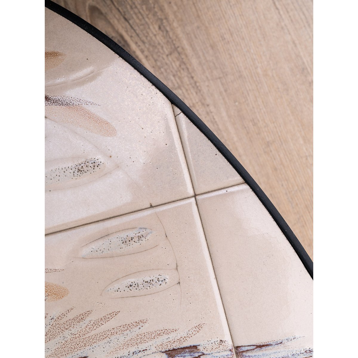 Table basse en céramique Donna N°620 - Bon état blanc, DEBONGOUT